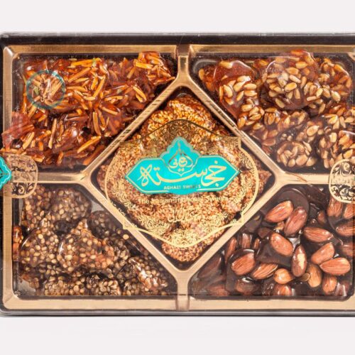 سوهان عسلی 5 مغز