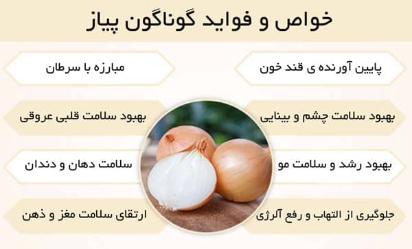 خواص پیاز خشک؛ آشنایی کامل با 10 تا فواید، ارزش غذایی، کاربردها و روش صحیح مصرف 4 خواص پیاز خشک