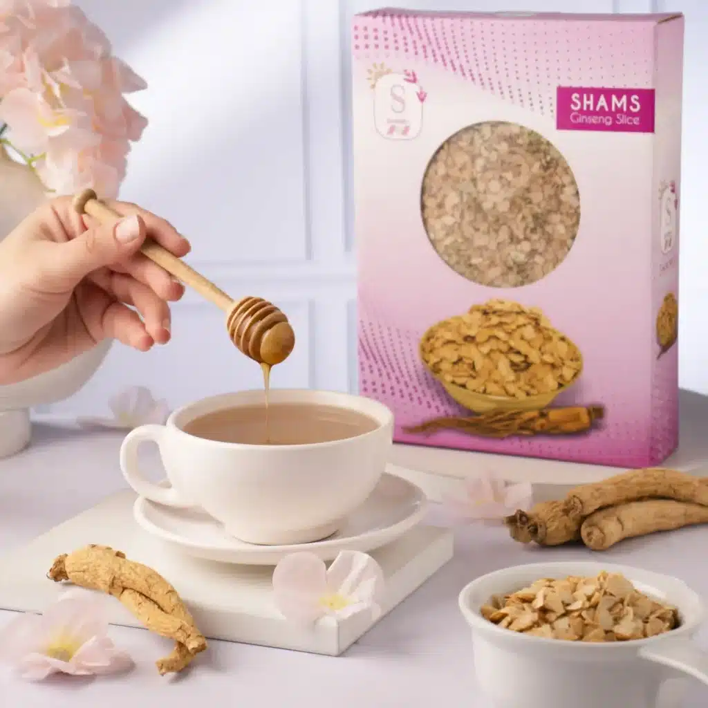 چیپس جین سینگ شمس -قرمز کره ای - درجه 1 7 چیپس جین سینگ شمس -قرمز کره ای - درجه 1
