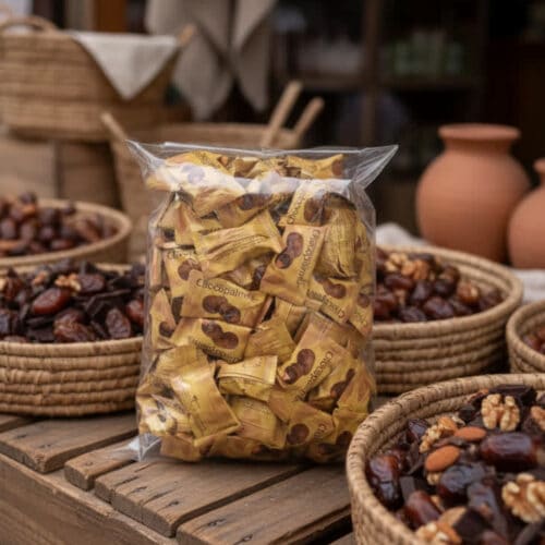 خرما شکلاتی مغزدار