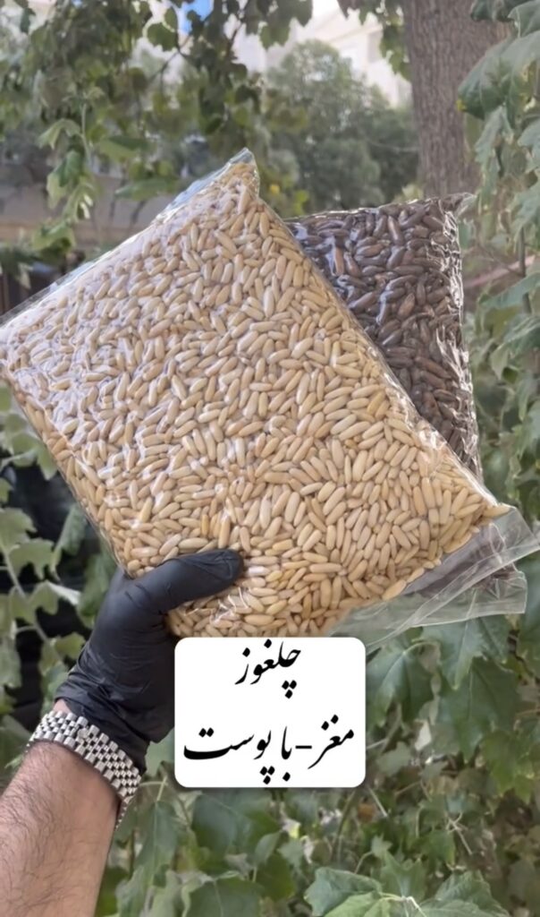 مغز تخمه چلغوزه (صنوبر)1کیلویی